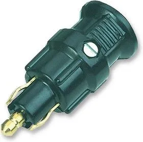 57725002, Разъем Питания DC, Standard Plug, Car Lighter, 12-24V, With Sodered Contacts, Штекер, 8 А, Пайка