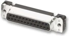 09 66 251 6512, Разъем D Sub, Standard, Гнездо, Серия D Sub PCB Connectors, 15 контакт(-ов), DA, Пайка