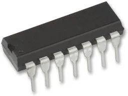 SN74121N, Моностабильный мультивибратор, 74121, 45нс, 16мА, 4.75В до 5.25В, DIP-14
