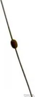 A102J15C0GF5TAA, CERAMIC CAPACITOR 1000PF 50V, C0G, 5%, AXIAL