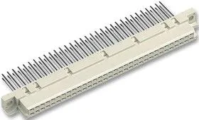 09 03 264 6421, Разъем DIN 41612, Серия Type C, 64 контакт(-ов), Гнездо, 2.54 мм, 2 ряда, a + c