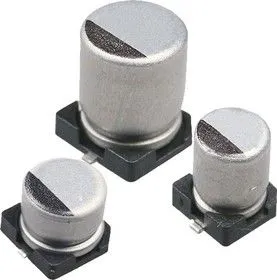 ECAP SMD, 47 мкФ, 16В, Конденсатор электролитический алюминиевый SMD