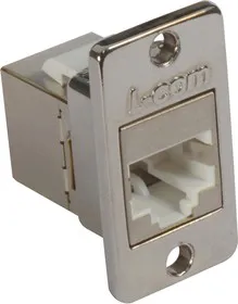 ECF504-SC5E-MINI, ADAPTOR, 8POS, CAT5E, RJ45 JACK-JACK