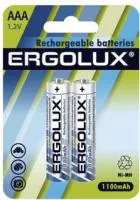 Аккумулятор AAA-1100мА.ч Ni-Mh BL-2 NHAAA1100BL2 1.2В (блист.2шт) Ergolux 12446