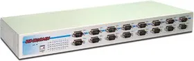 USB-16COM-RM, 16-портовый преобразователь USB в RS-232, с возможностью установки в 19 стойку
