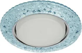 Светильник DK LD25 BL/WH декор cо светодиодной подсветкой Gx53 голуб. ЭРА Б0029637