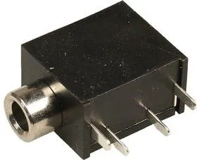 ST-215N-03, Аудио гнездо (СТ) 3.5мм на плату