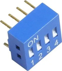 SWD1-4 (ВДМ1-4), Переключатель DIP, 4 контактных групп