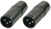 555-11916, XLR DMX TERMINATOR, PLUG, 3POS, 2PK