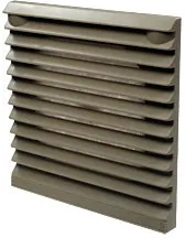 JLVFP-801, решетка для вентилятора с фильтром 106х106мм