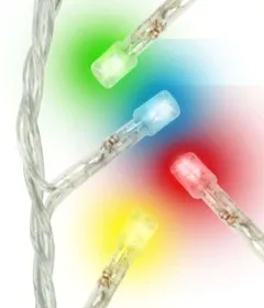 Бахрома светодиодная ULD-B1805-048/DTA MULTI IP20 1.8м с контроллером 48 светодиодов разноцвет. провод прозр. Uniel UL-00005273