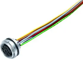 09-0174-782-08, Круглый разъем, 423/723/425 Series, Гнездо с Монтажом в Панель, 8 контакт(-ов), Обжимное Гнездо