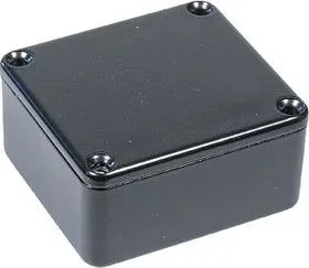 BS35BK, Корпус для РЭА 60x55x30мм, металл, герметичный, черный