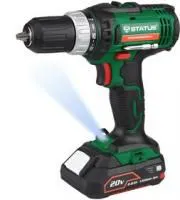 Дрель-шуруповерт STATUS CTR20-2Li (07124901) 20v (пиковое) 2Ач li-ion 0-400/0-1400об/мин