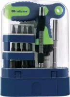 13382, Отвертка Т-образная реверсивная с набором бит, торцевых головок, 33 предмета, CrV