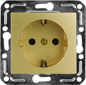 V01-16-R14-M (Розетка 1-мест. с зазем. (Dorado), м-зм, Magenta )