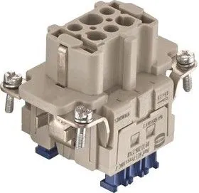 09332062748, HEAVY DUTY INSERT, RCPT, 6POS, 26-14AWG