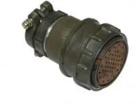 2РМ39БПН45Г2В1, Розетка на блок с прямым патрубком для неэкранированного кабеля