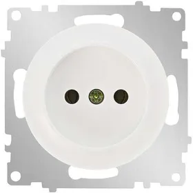 Механизм розетки 1-м СП Florence без заземл. бел. 1E10301300 OneKeyElectro 2172766
