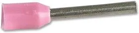 E0308-PINK, Наконечник на провод, Один Провод, 24 AWG, 0.34 мм, 8 мм, Розовый, Серия E