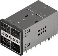 2214593-2, Разъем I/O, 152 контакт(-ов), Гнездо, zQSFP+, Сквозное Отверстие, Монтаж на Печатную Плату