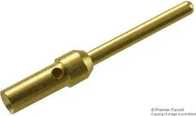 09 67 000 5576, Контакт D Sub, Стандартными разъемами D Sub, Штырь, Никель, Контакты с Покрытием из Золота, 22 AWG