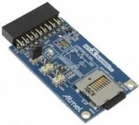 ATIO1-XPRO, Расширительная плата, I/O1 Xplained Pro, для Xplained Pro, 2ГБ MicroSD, датчик температуры/света