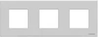 Рамка 3-м 6мод. Zenit бел. ABB 2CLA227300N1101