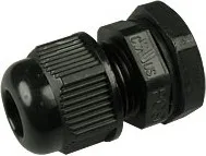 1001PG908-B (PGB9-09B), Ввод кабельный, полиамид, черный