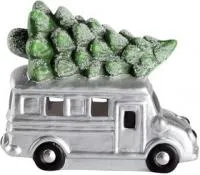 Фигура керамическая Автобус с елкой 19х9х16см Neon-Night 505-019