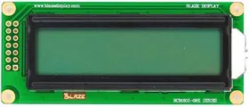 BCB1602-08B/B, ЖКИ 16х2 символьный англо-русский с подсветкой