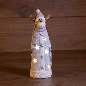 505-011, Керамическая фигурка Олененок с шарфом 7*6,5*21 см