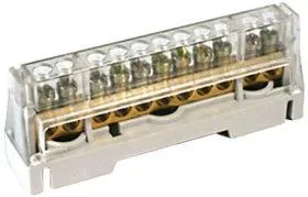 Клемма винт. п/п 7х5.5ммх1 сер. на DIN-рейку DKC 507F