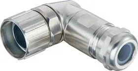 09151000601, Круглый кожух, Han M23 Series, Круглыми вставками Harting Han серии M23, Корпус из Латуни, M23