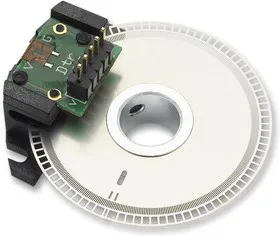 AEDB-9140-A14, Модуль инкрементного энкодера, оптический, серия AEDB-9140, 3 канала, 500 CPR, 5мм диаметр стержня