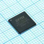 FT2233HPQ-TRAY, Микроконтроллерный интерфейс USB тип С 3.0 быстродействующий 2-х канальный