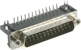 DRB-25MA (DS1037-25M), Вилка 25 pin на плату 7.2мм