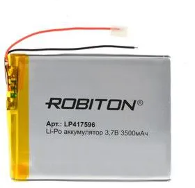 LP417596, Аккумулятор литий-полимерный (Li-Pol) 3500мАч 3.7В, с защитой