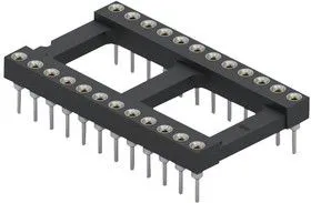 110-47-624-41-001000, DIP SOCKET, 24POS, 2.54MM, THROUGH HOLE