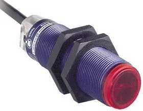 XUB1ANANL2, Фотоэлектрический датчик, серия XUB, Osiris, отражающий, 4м, NPN / SPST-NO, 12-24В DC, с проводами