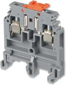 011598600, Клеммная колодка на DIN рейку, 2 вывод(-ов), 22 AWG, 10 AWG, 2.5 мм, Винт, 20 А