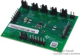 TPS62740EVM-186, Оценочная плата для понижающего преобразователя для беспроводных устройств малой мощности