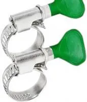 Хомут стальной червячный 40-60 с ключом W (Россия) Rexant 07-0640-1