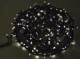 303-325, Гирлянда Твинкл Лайт 20 м, черный КАУЧУК, 240 диодов, цвет белый