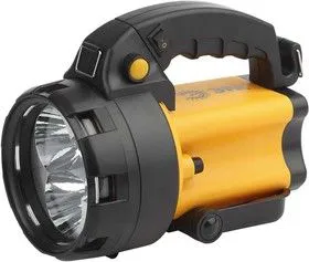 Фонарь PA-604 АЛЬФА 3x1Вт LED SMD аккум. прожектор литий 3А.ч сигнал.св. ЗУ 220В+12В (инд. упак.) (8/144) ЭРА Б0031035