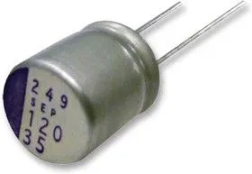 16SEPC470M+T, Polymer Aluminium Electrolytic Capacitor, 470 мкФ, 16 В, Радиальные Выводы, OS-CON SEPC Series