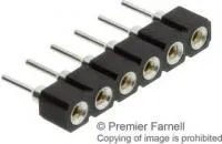 310-47-106-41-001000, SIP SOCKET, 6POS, 2.54MM, THROUGH HOLE
