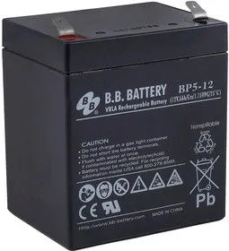 BP 5-12, Аккумуляторная батарея B.B. Battery BP 5-12