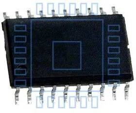 ЭКФ1554АП5, (DW) (IN74AC244D) (96-05г), 8-разрядный двунаправленный драйвер с тремя состояниями на выходе