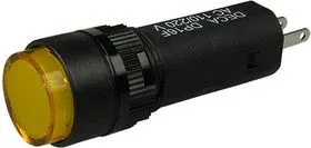 ADP16F4-0R0-E1TY, Индикатор желтый 220В/3А